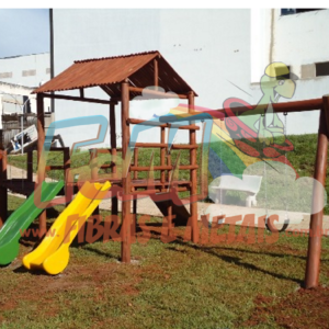 Playground em Eucalipto - Jatai - Fibras e Metais