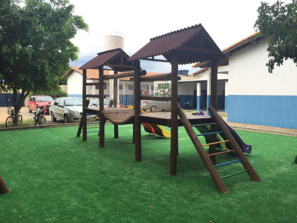 Playground em Eucalipto Tratado - Luziania - Fibras e Metais - Imagem 3